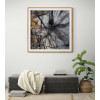 On the fashion wave. Modern abstract painting New Media canvas print, signed and numbered